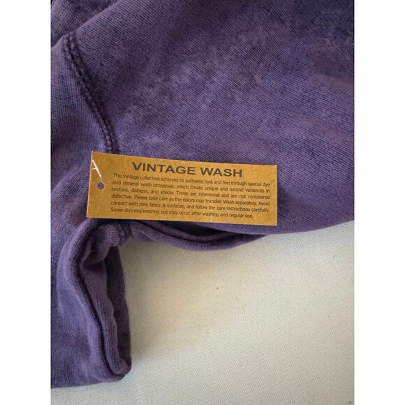 LANE SEVEN PIPELINE HOODIE CLOUD PURPLE VINTAGE WASHED xl NWT - Picture 4 of 4